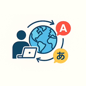 AI翻訳で原稿生成